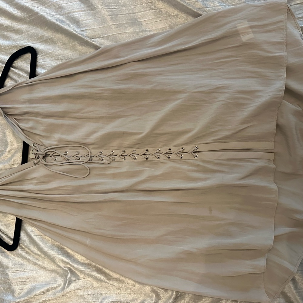 Ramy Brook Taupe Halter Top
